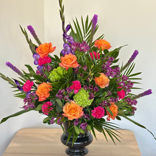 Tropical Tribute Urn