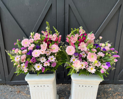 Floral Urn Arc Duos