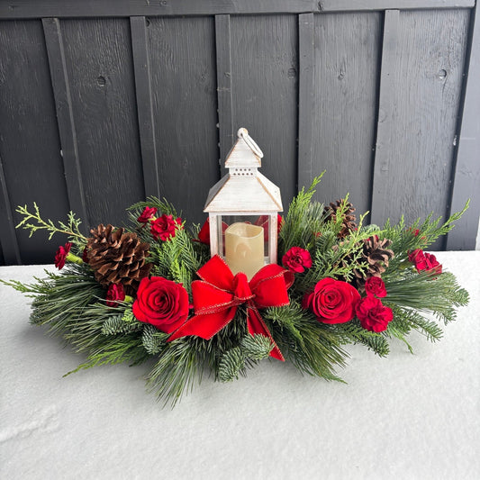 Holiday Lantern Centerpiece
