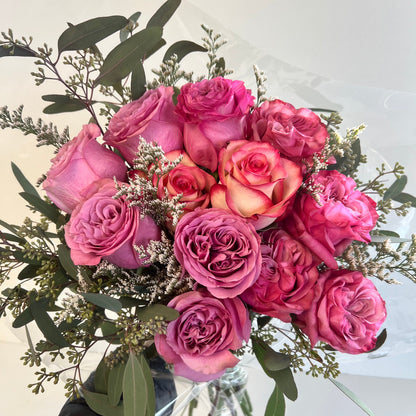 Hand Tied Rose Bouquet
